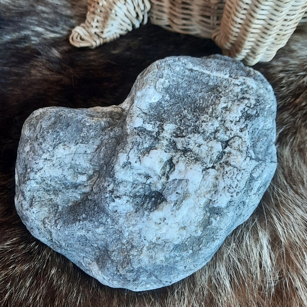 Heart Shaped Rock About 5 Inches, Cute For Home Decor, Garden, or Gift